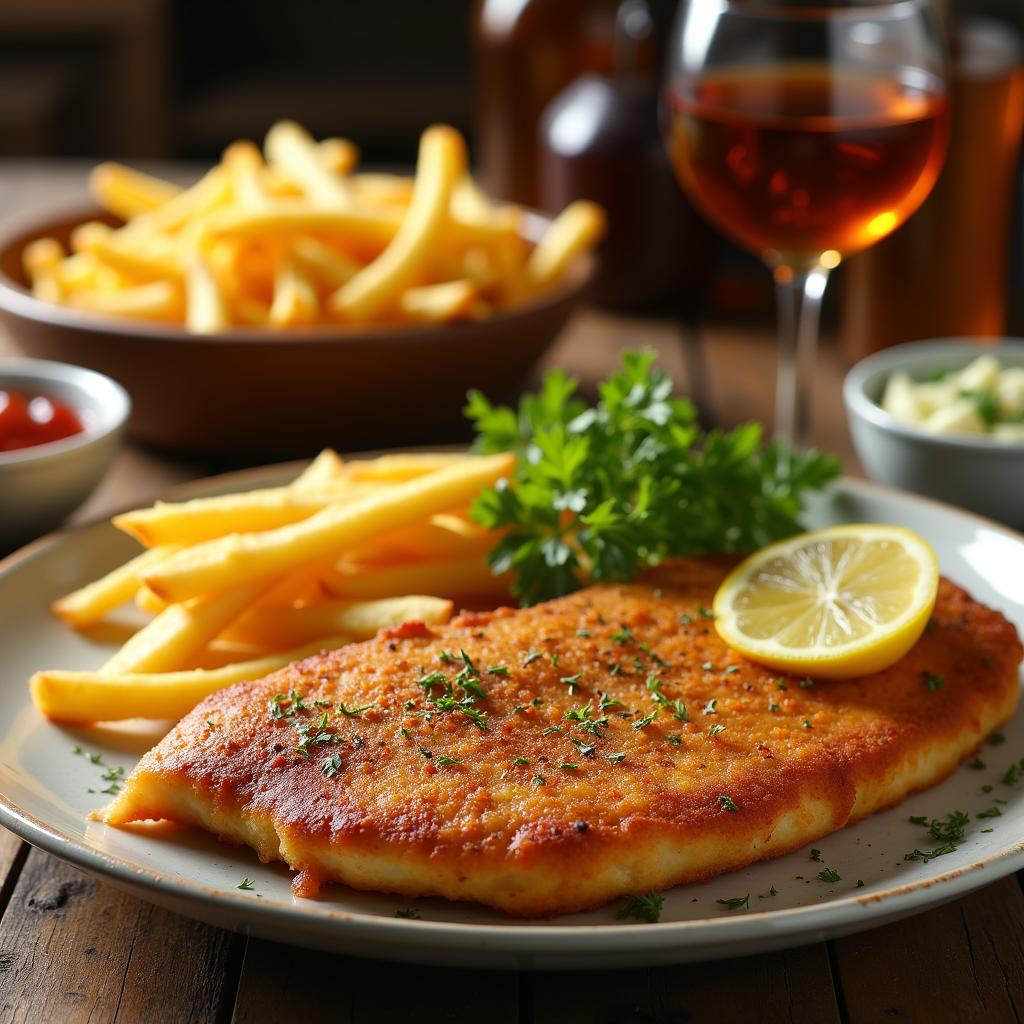 Beilage für Schnitzel: Pommes Frites als ideale Ergänzung