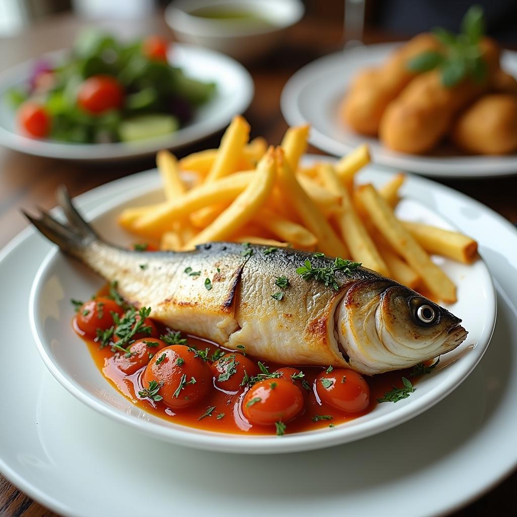 Beilage zu Fisch: Pommes Frites als überraschende und köstliche Begleitung