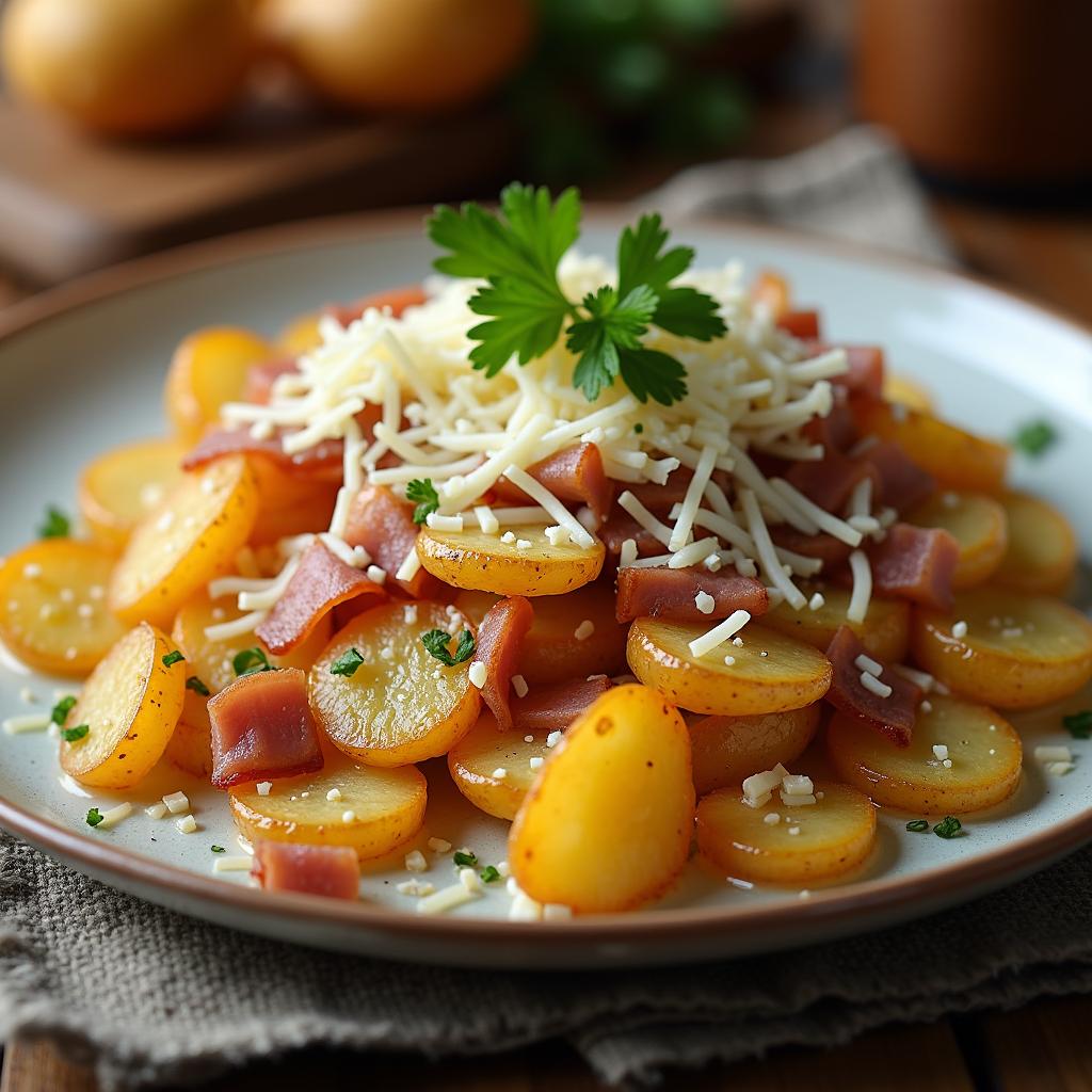 Bratkartoffeln mit Käse