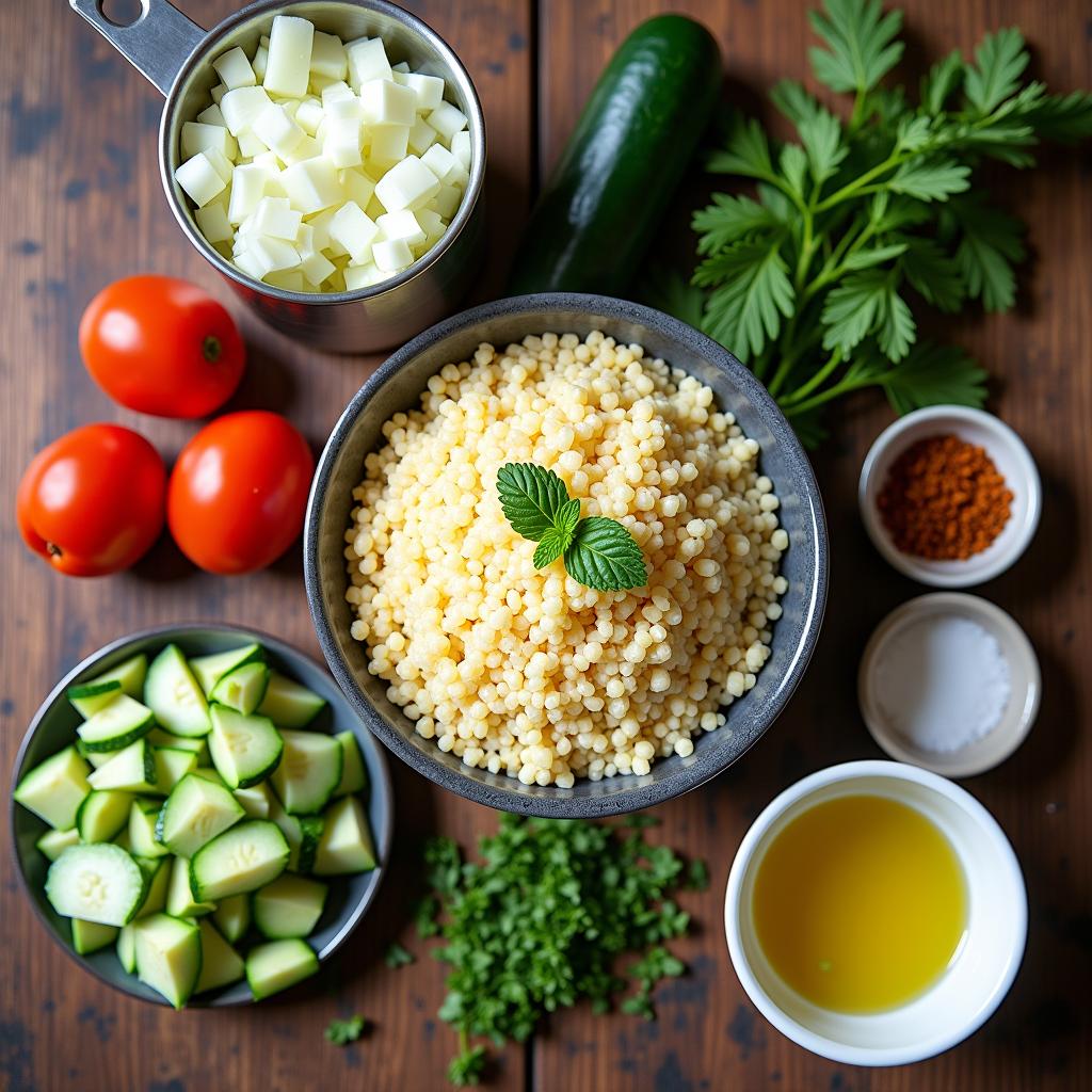 Couscous Salat Zutaten