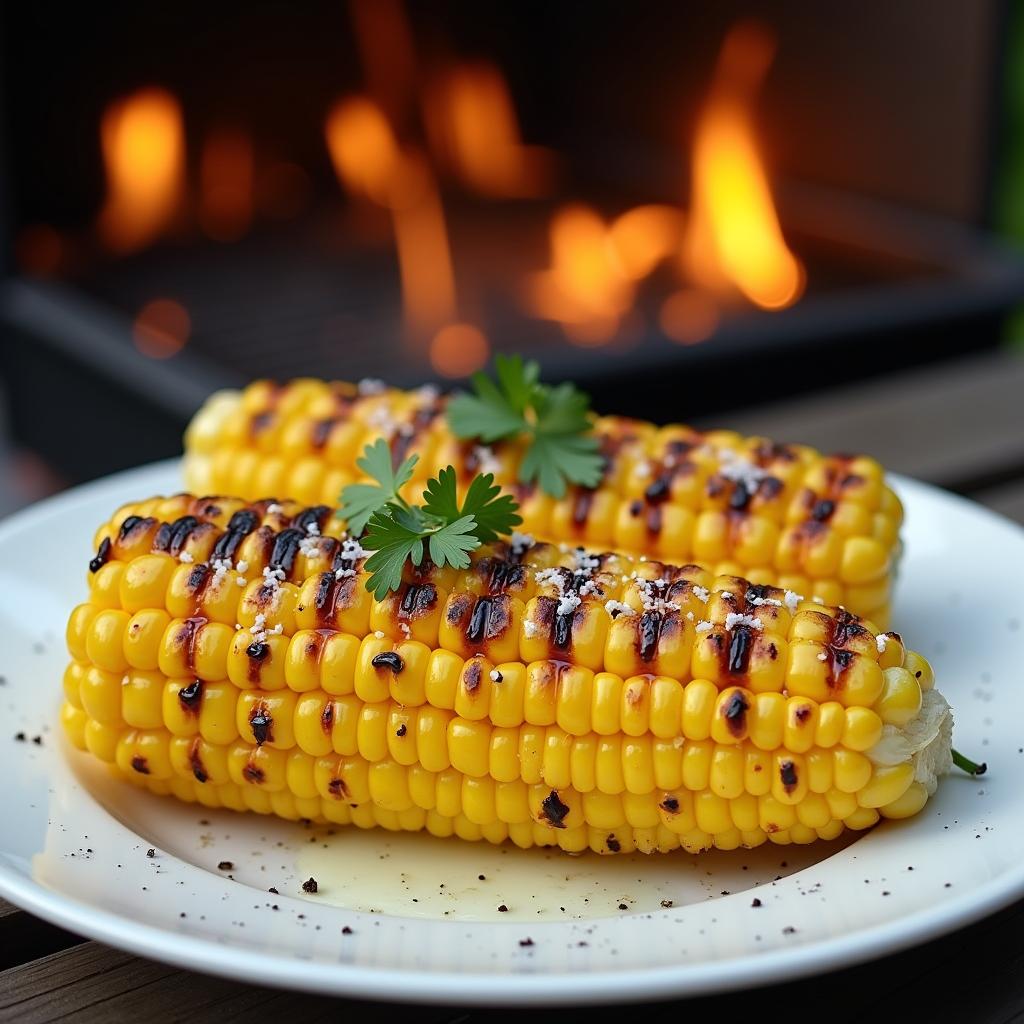 Gegrillte Maiskolben