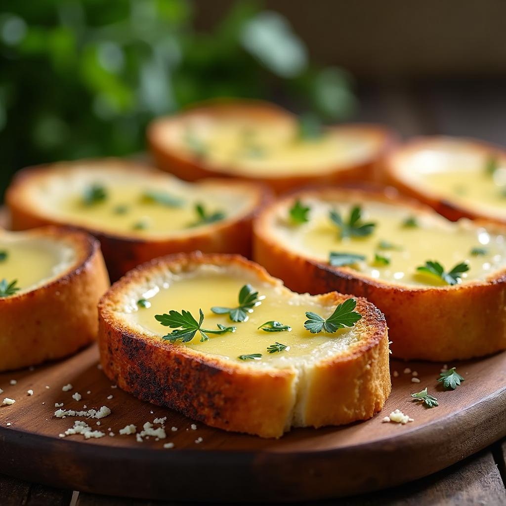 Gegrilltes Knoblauchbrot