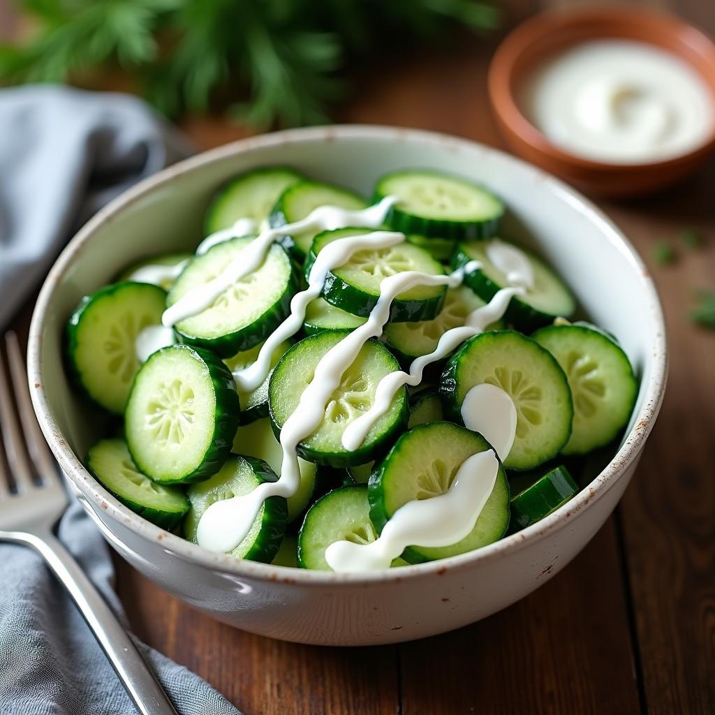 Gurkensalat Dressing: Die 2 perfekten Variationen