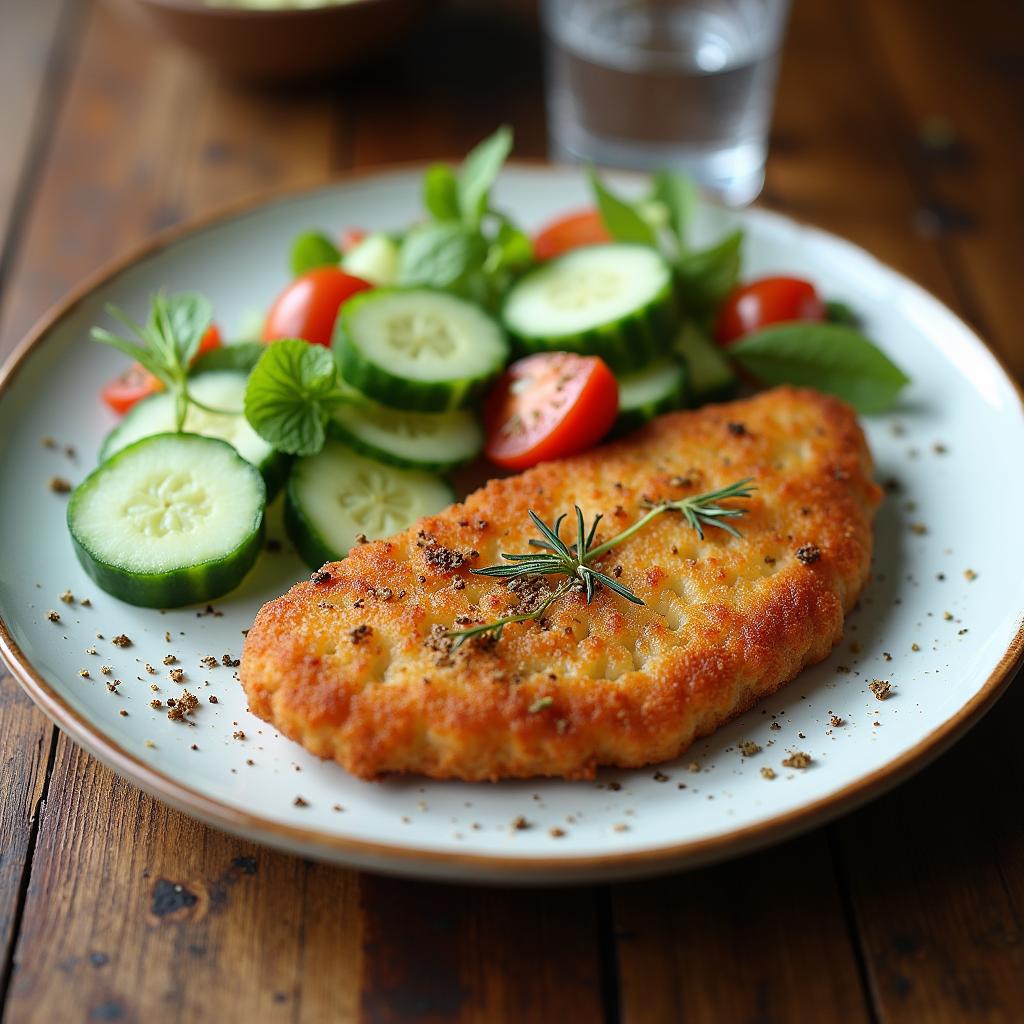 Gurkensalat – Beilagen für Schnitzel