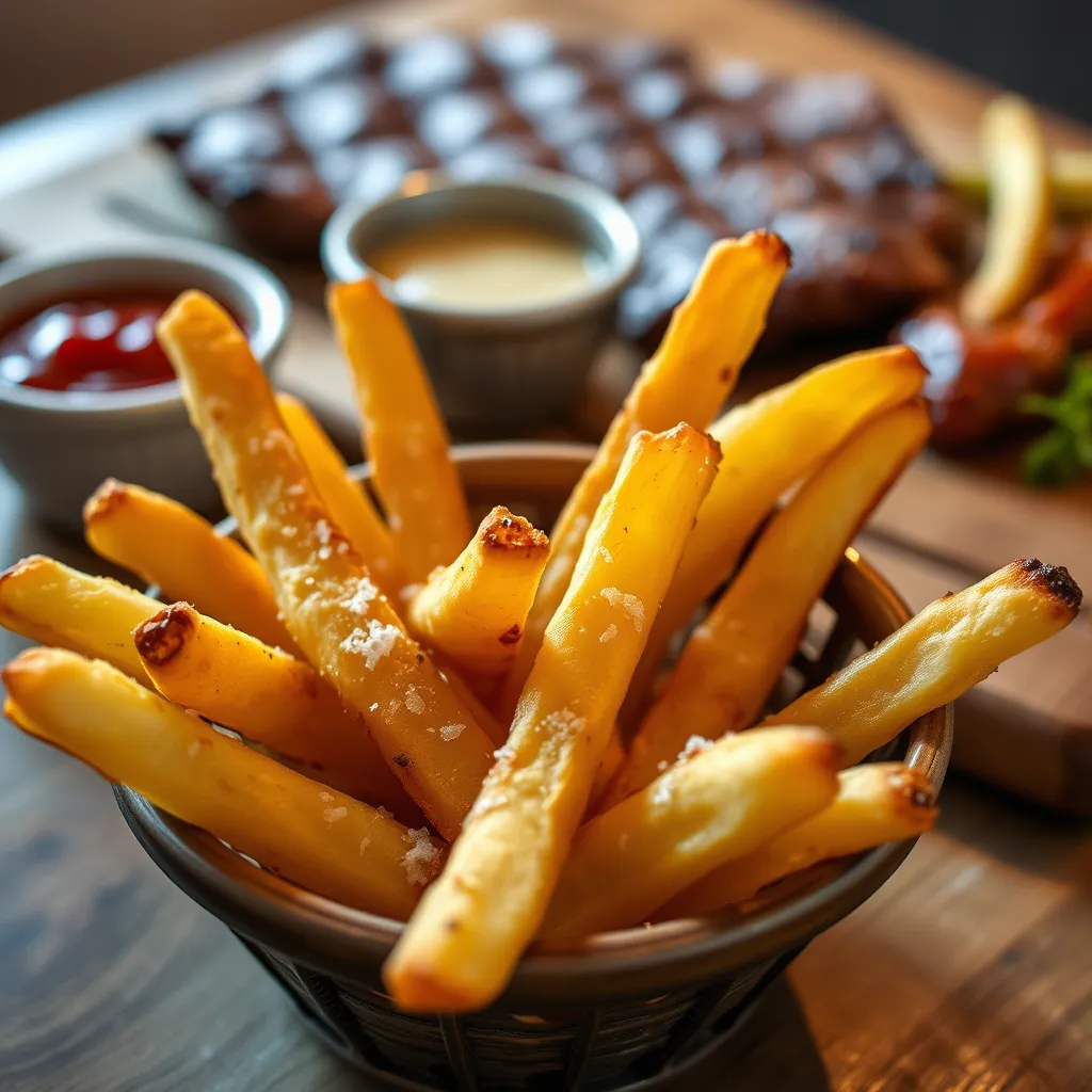 Knusprige Pommes