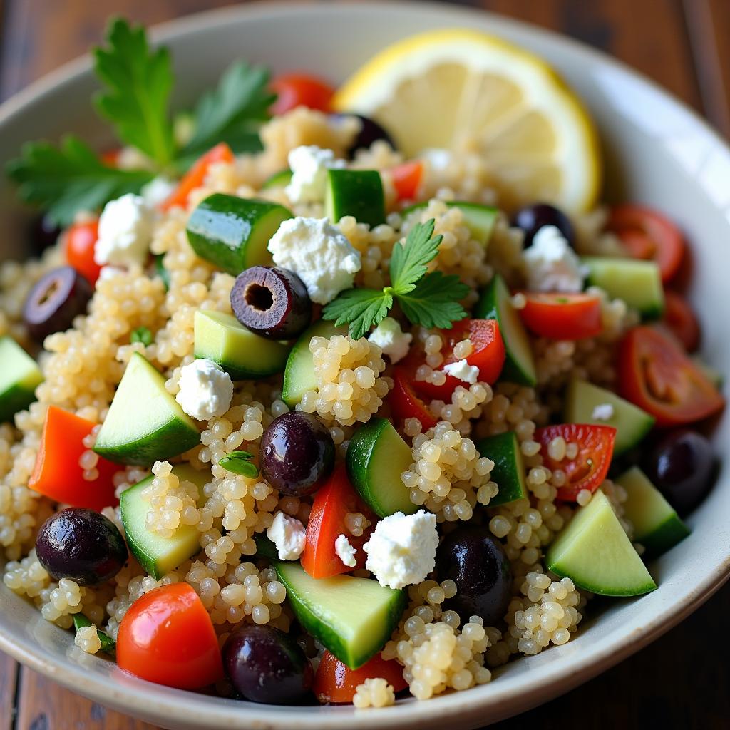 Mediterraner Quinoa-Salat