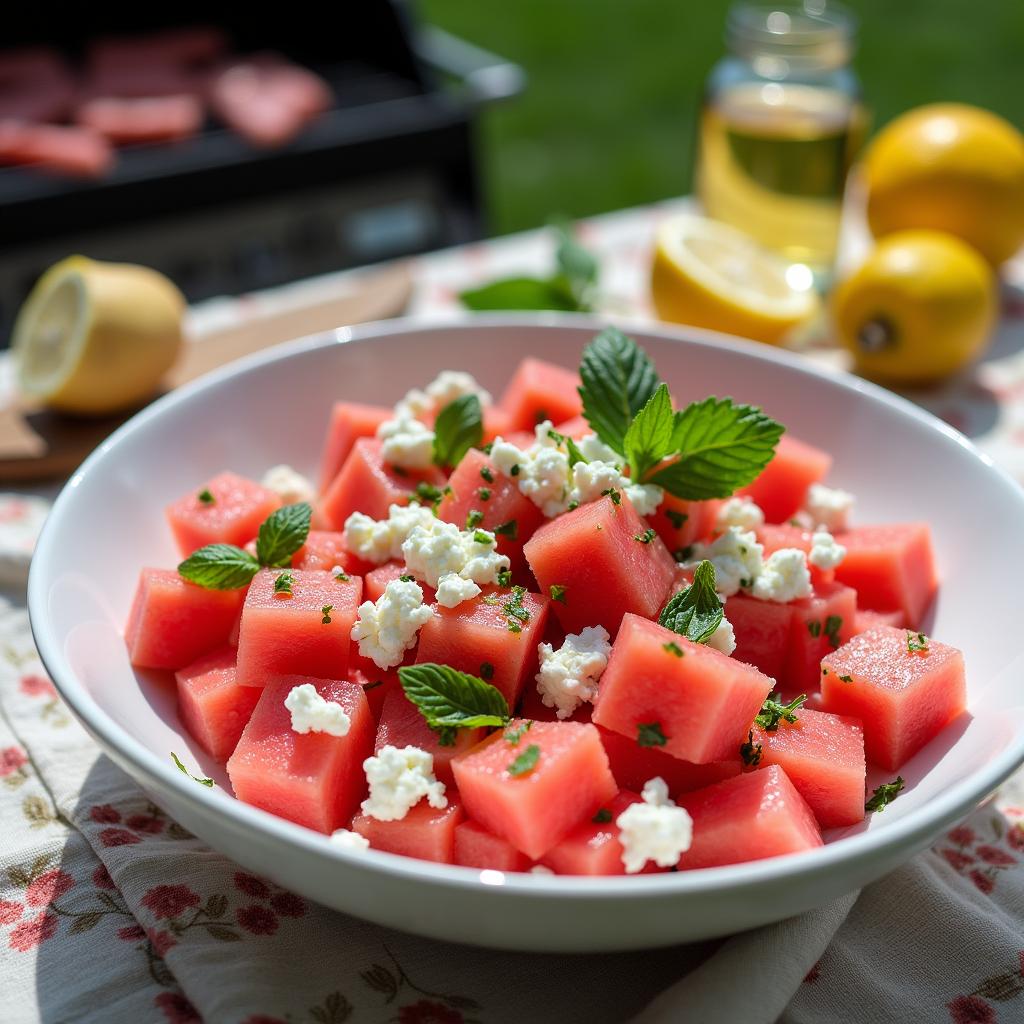 Melonen-Feta-Salat