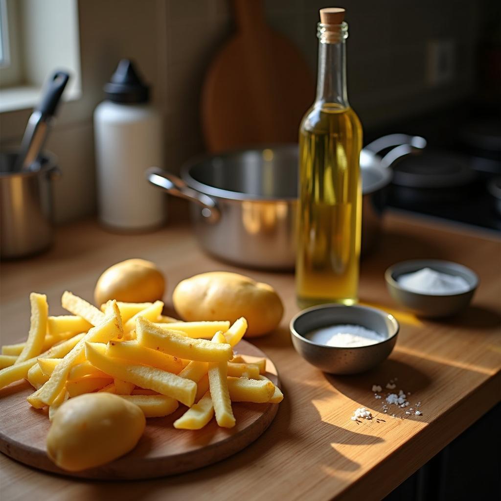 Pommes Frites: Knusprig und köstlich Zutaten