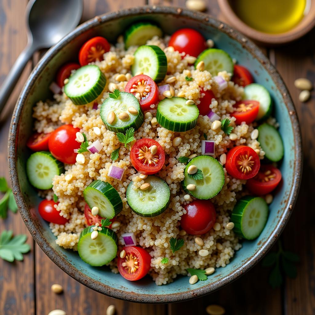 Quinoa Salad with Nuts and Seeds