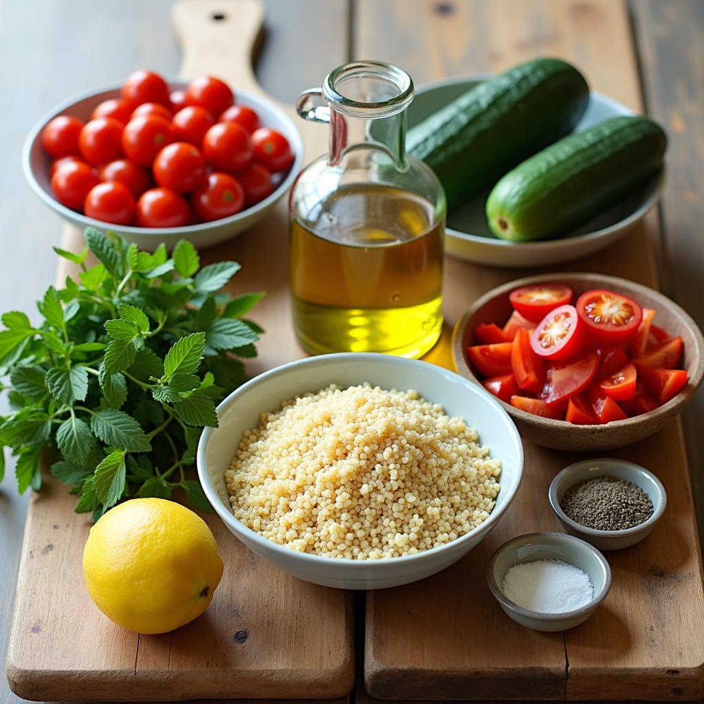 Quinoa Salat Zutaten