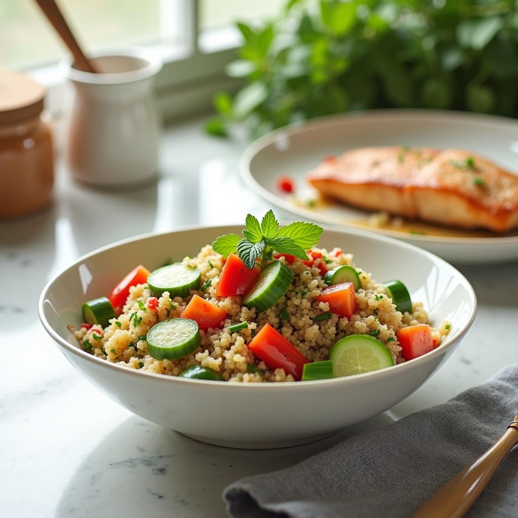 Quinoa Salat – Die perfekte Beilage zu Fisch