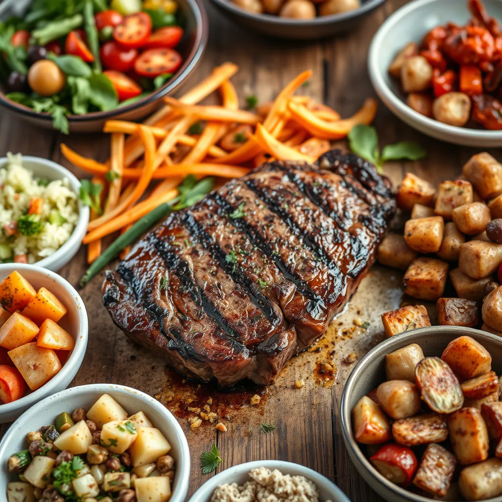 Steak Beilage Ideen für jede Jahreszeit: Frühlingsgemüse bis Winterkartoffeln