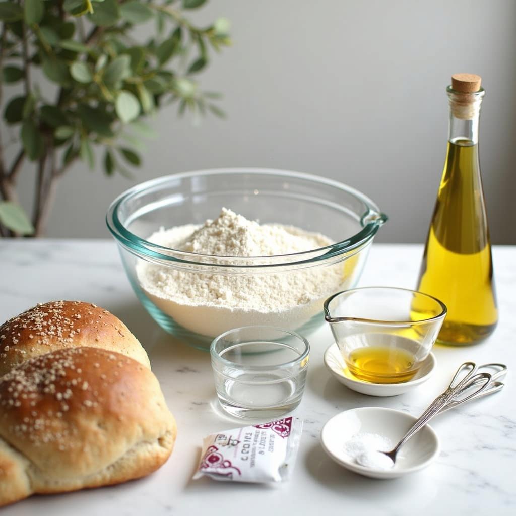 Zutaten für das Brötchen Rezept