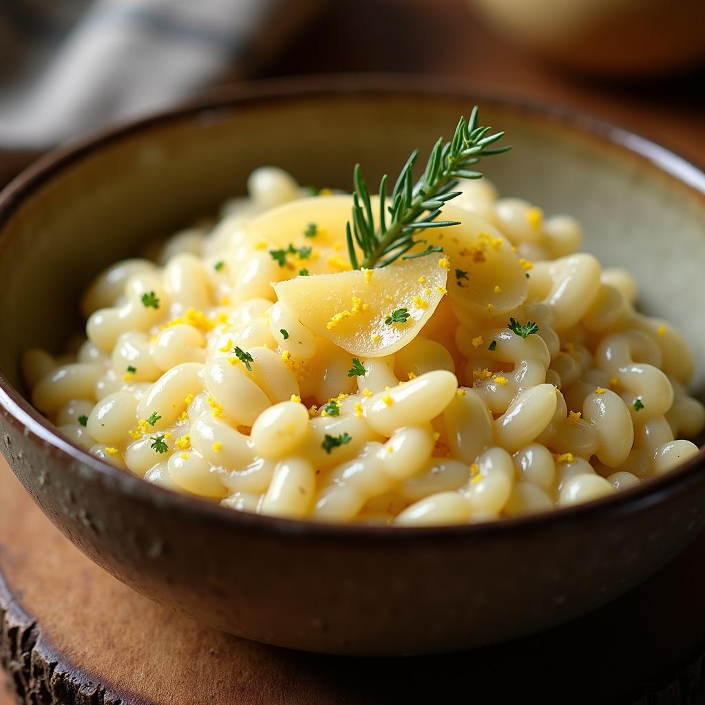 Cremiges Risotto mit Zitrone und Parmesan