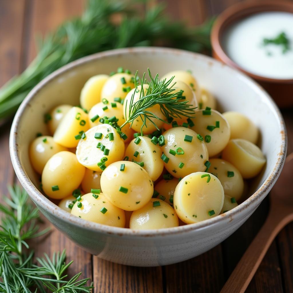 Kartoffelsalat mit Kräutern