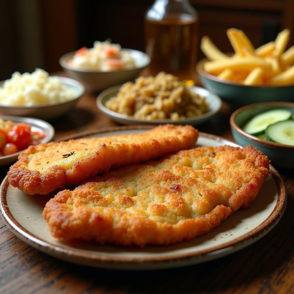 Klassische Beilagen zum Schnitzel