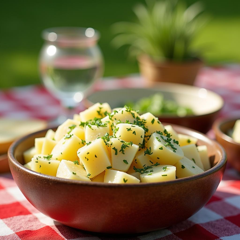 Klassische Kartoffelsalat-Beilage