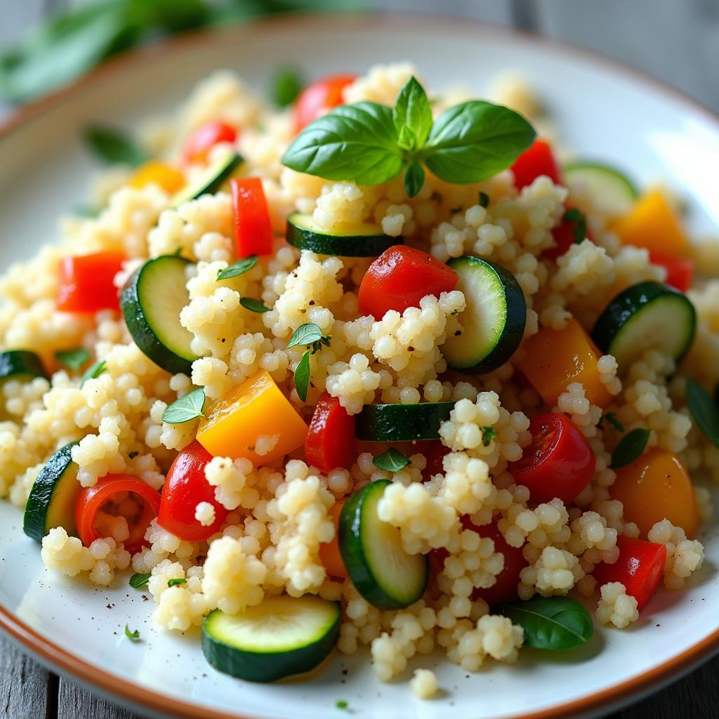 Mediterraner Couscous mit Gemüse