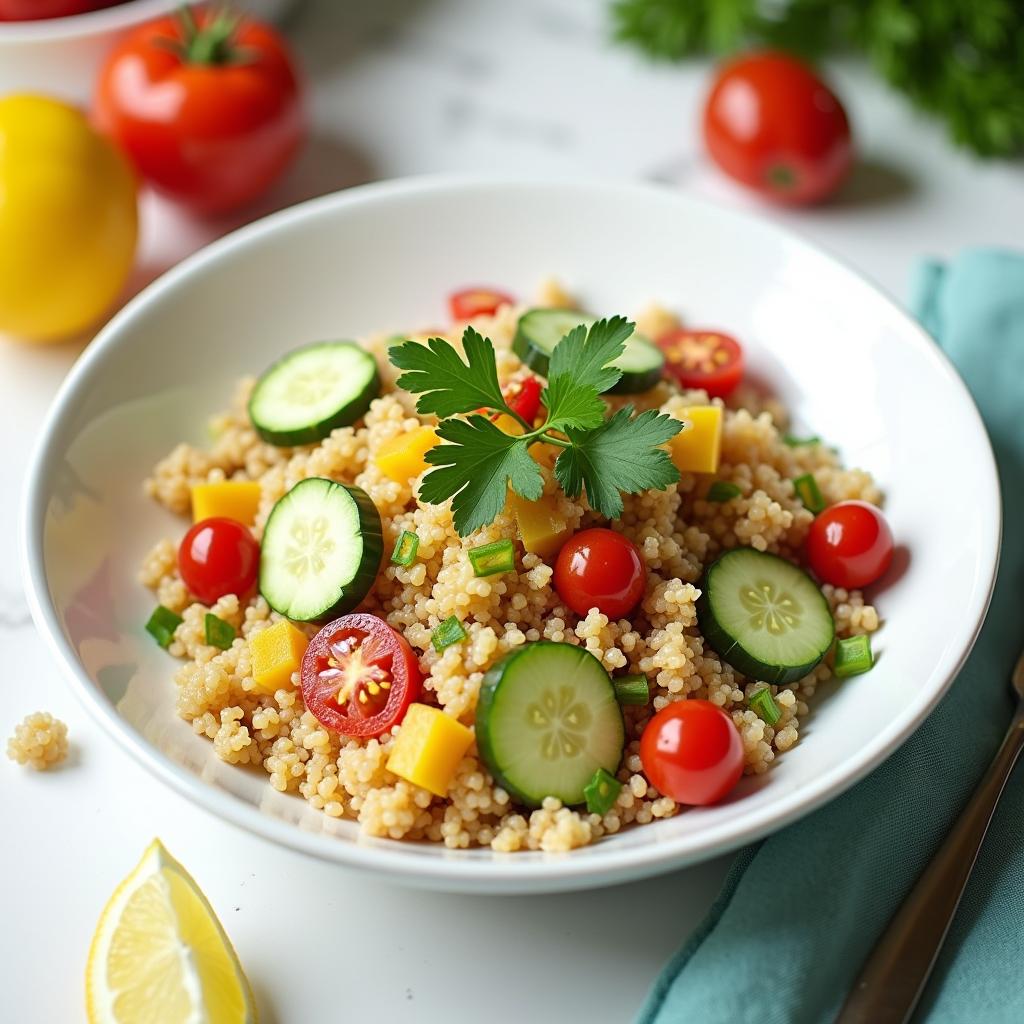 Quinoa- oder Couscous-Salate